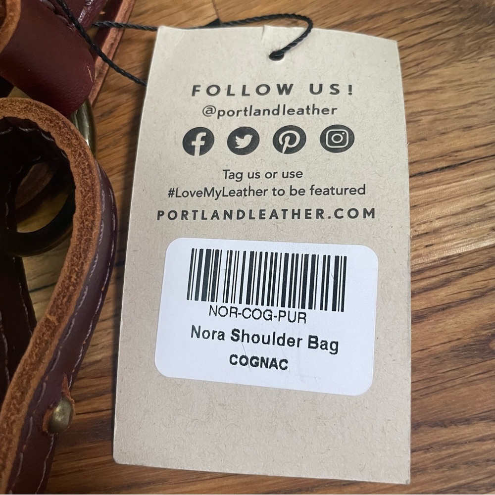 NWT Portland Leather Classic Nora in Cognac - Picture 13 of 16
